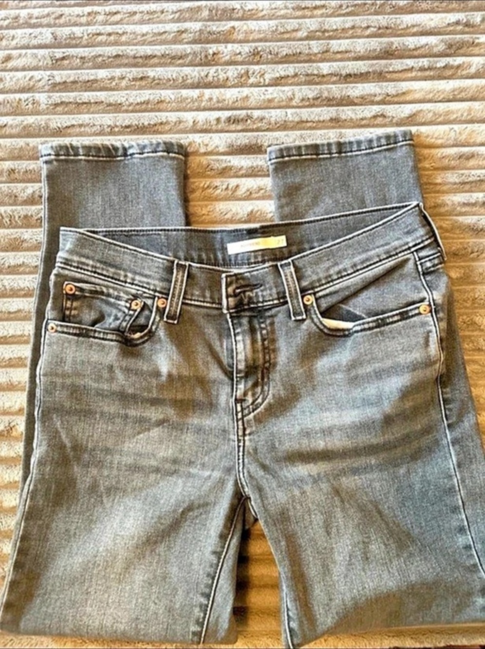 Levi’s Boyfriend Gray Jeans Waist 27